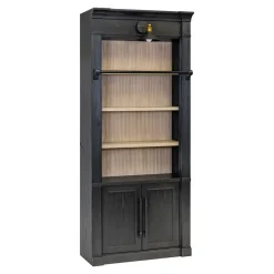 Abbot Place 94" Tall Bookcase Black