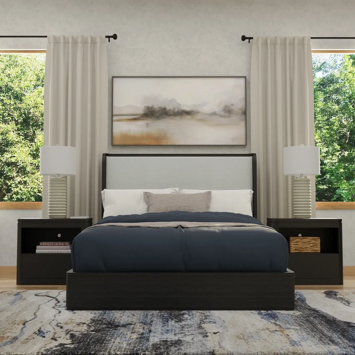 Aiden Black Bedroom Set
