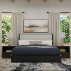 Aiden Califronia King Bed, Dresser, Mirror, Night Stand