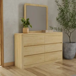 Aiden King Bed, Dresser, Mirror, Night Stand