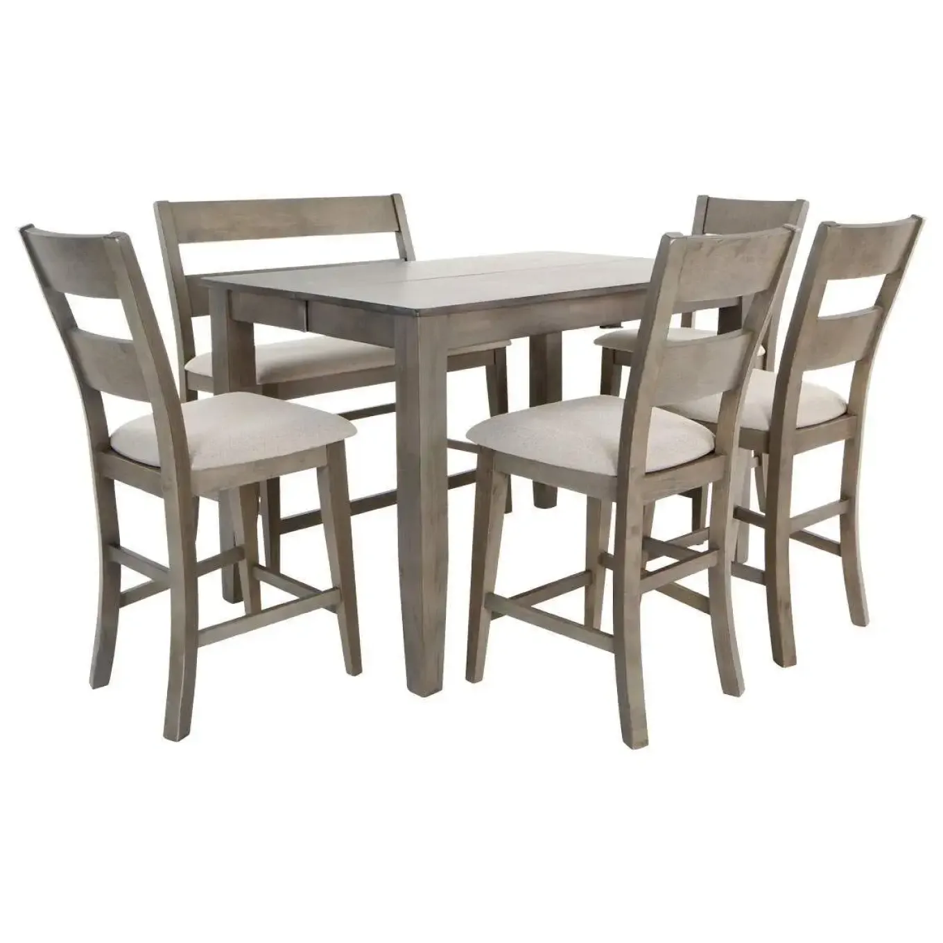 Alamo Counter Height Dining Set-Gray