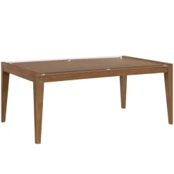 Amalie 7pc: Dining Table And 6 Upholstered Chairs