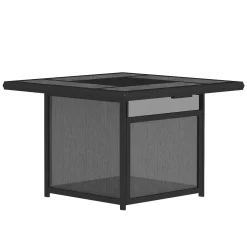 Arrowhead 5pc Fire Chat Group: Firepit & 4 Motion Chairs