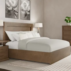 Aspen King Illuminated Panel Bed
