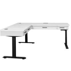 Barrow Electric Sit/Stand L-shaped desk