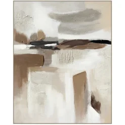 Black & Brown Abstract Wall Art