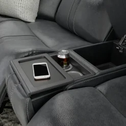Blockbuster 6pc Immersive Sound Power Sectional w/heat and massage