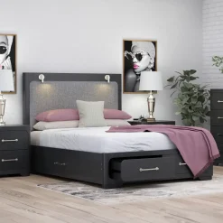Bowery Queen Storage Bed
