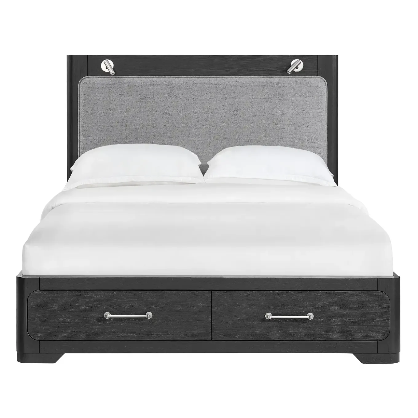 Bowery Queen Storage Bed, Dresser, Mirror, Nightstand