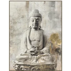 Buddha in White Wall Art