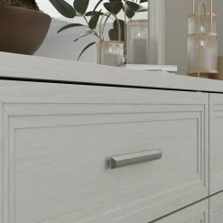 Burbank Bedroom Set Queen Storage Bed, Dresser, Mirror & Nightstand