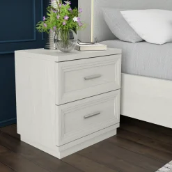 Burbank Bedroom Set Queen Storage Bed, Dresser, Mirror & Nightstand