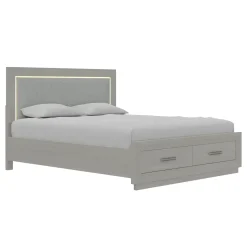 Burbank California King Storage Bed With LED Lights