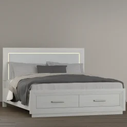 Burbank King Storage Bed With LED Lights