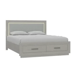 Burbank King Storage Bed With LED Lights