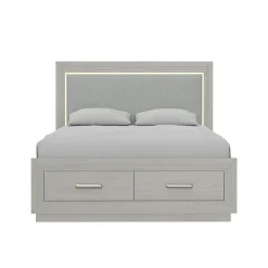Burbank Queen Storage Bed With LED Lights