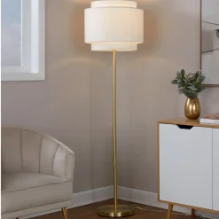 Cadence Gold Floor Lamp