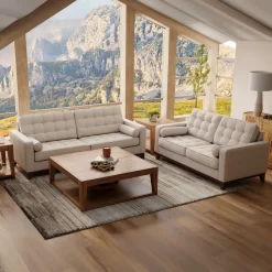 Calvin Living Room Set Beige