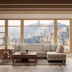 Calvin 2pc Sectional with RAF Chaise