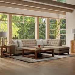 Calvin 2pc Sectional with RAF Chaise