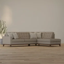 Calvin 2pc Sectional with RAF Chaise