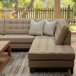 Calvin 2pc Sectional with RAF Chaise