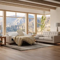 Calvin Queen Sleeper Sofa with Matress