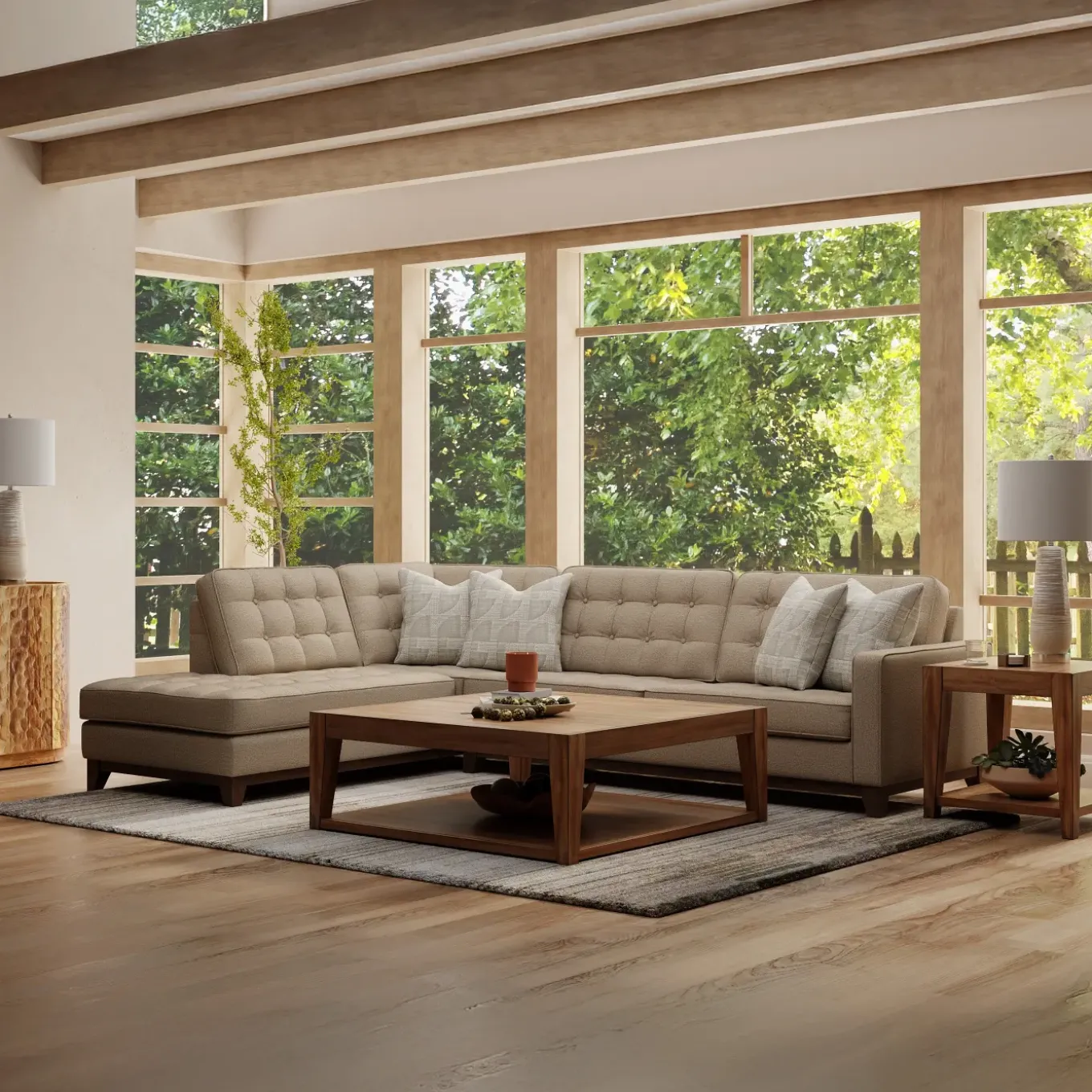 Calvin Sectional Tan