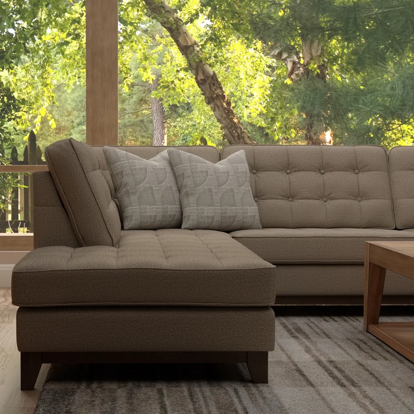 Calvin Sectional Tan