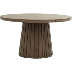 Carnaby Extendable Round Table & 4 Side Chairs