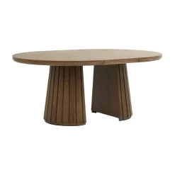 Carnaby Extendable Round Table & 4 Side Chairs