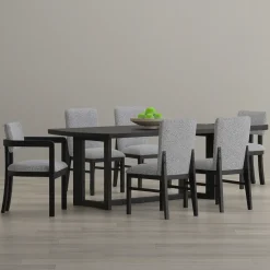 Cassidy Rectangular Dining Table, 4 Side Chairs, & 2 Arm Chairs