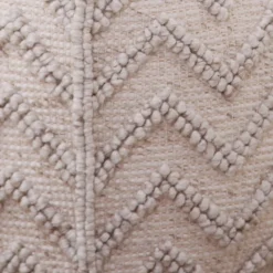 Chevron Pouf Square Ottoman