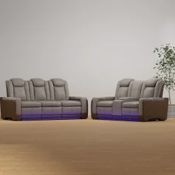 Cinema Buy the Power Reclining Sofa, Get the Power Reclining Loveseat Free