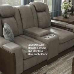 Cinema Buy the Power Reclining Sofa, Get the Power Reclining Loveseat Free