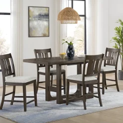 Clemson 5pc Counter Set: Counter Table & 4 Stools