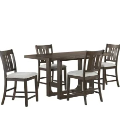Clemson 5pc Counter Set: Counter Table & 4 Stools