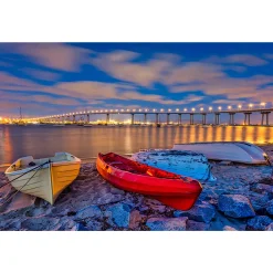 Coronado Bridge Glass Wall Art