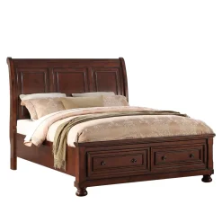 Cortland California King Sleigh Storage Bed, Dresser, Mirror, Nightstand