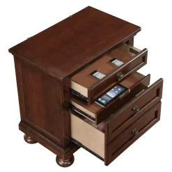 Cortland King Sleigh Storage Bed, Dresser, Mirror, Nightstand