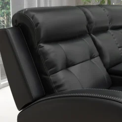 Cosmo Black Reclining Living Room Set