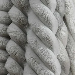 Cottontail Gray Throw Blanket