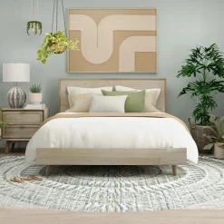 Crosby Bed-Natural Finish