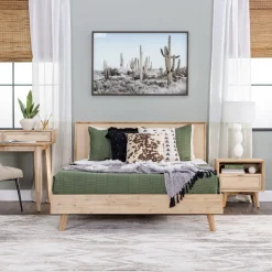 Crosby California King Bed, Dresser, Mirror, Nightstand