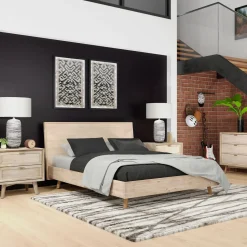 Crosby Eastern King Bed, Dresser, Mirror, Nightstand