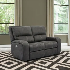 Dawson Power Loveseat With USB Ports