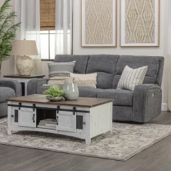 Dawson Reclining Living Room Gray