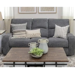 Dawson Reclining Living Room Gray