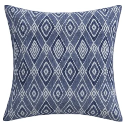 Diamond Island Indigo Outdoor Pillow