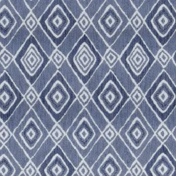 Diamond Island Indigo Outdoor Pillow